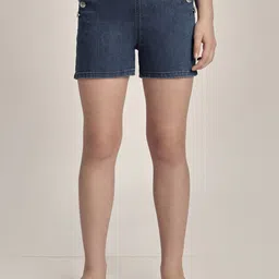 Vero Moda Girls Regular Fit Denim Shorts-picture-6