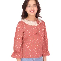 Cutecumber Kids Rust Printed Top image 3