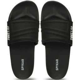 Spykar Men's Walt Black Slides-33