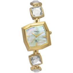 TIMEX Fria Women White Square Dial Analog Watch - TWEL16104-33