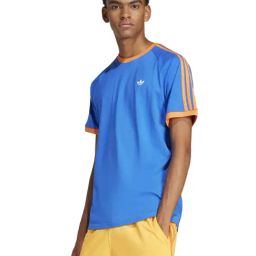 Adidas Originals Blue Cotton Slim Fit Sports T-Shirt-image-55