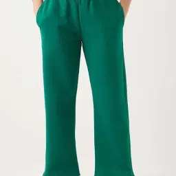 Bewakoof Green Straight Fit Trousers-picture-13