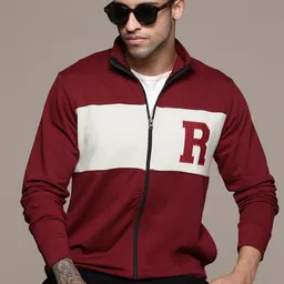 Roadster Men Colourblocked Sweatshirt-image-92