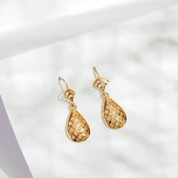 P.N.Gadgil Jewellers Shimmering Falls Dangler Gold Earring For Women-image-47
