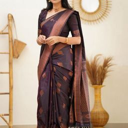 Visit Wear Woven Design Zari Pure Silk Banarasi Saree-37