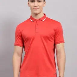Monte Carlo Orange Regular Fit Polo T-Shirt-image-72