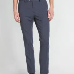 Arrow Grey Regular Fit Trousers-picture-25