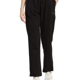 METTLE Black Cotton Regular Fit Trackpants-image-25