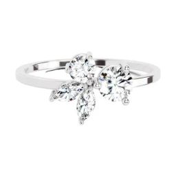 Sparkles Lab Grown Diamond 14k (585) White Gold Ring for Women-image-48