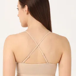 Jockey Beige Full Coverage Wireless Beginner's Bra image 2