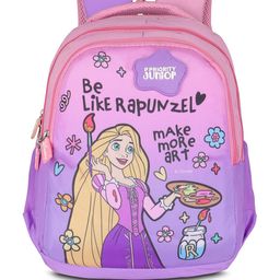 Priority Girls Rapunzel Printed School Backpack-55