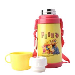 Disney Kids Yellow & Pink Pooh Printed Flask 500 Ml-picture-49