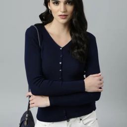 SHOWOFF Navy Regular Fit Cardigan-picture-19