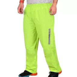 Allextreme Polyester Febric Neon Green Riding Pant Rain Cover Neon Green for Men's Size M for Men's, EX-RCP-NG-M-image-77
