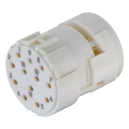 Harting Circular Connector Inserts CIRCULAR INSERT, RCPT, 12POS, PA, CRIMP, 09151123101-4