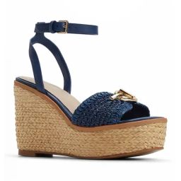 Aldo Women's YBYLIN Navy Ankle Strap Wedges-picture-22