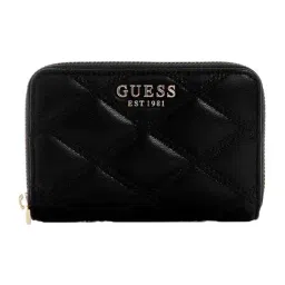 Guess Black Tamsin Quilted Zip Around Wallet-image-72