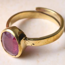 GenZcomplex Gold-Plated Alloy Finger Ring-image-46