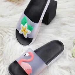 Pampy Angel Women's Black Slides-image-34