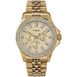 TIMEX Trend Women Gold Round Dial Analog Watch - TW2V79400UJ-image-59