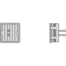 Schneider Electric Canalis KBB Busbar Trunking End Cover, KBB40AF (Pack of 10)-43