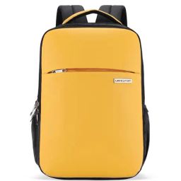 Lavie Sport Prodigy 22L Laptop Unisex Backpack For Men & Women Backpack for Girls & Boys (Yellow)-image-3