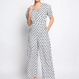 BRINNS White Polka Dot Jumpsuit-image-43