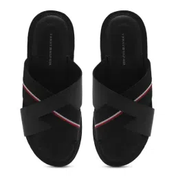 TOMMY HILFIGER Men Black Leather Slip-On-picture-16
