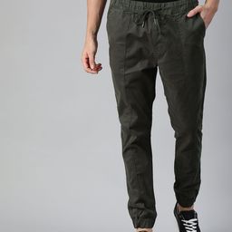 WROGN Men Grey Joggers-image-34