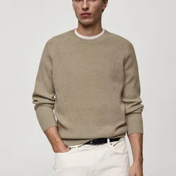 MANGO MAN Ribbed Pullover-picture-31