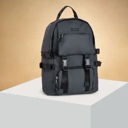 Ajile by Pantaloons Grey Solid Medium Backpack - 19 Ltrs-image-75
