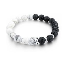 Divine souvenirs Unisex Artificial Beaded Elasticated Bracelet-39