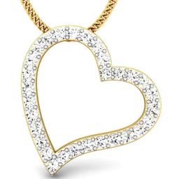 Candere By Kalyan Jewellers 18k Yellow Gold and Cubic Zirconia Pendant-image-61