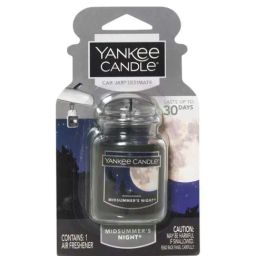 Yankee Candle Black Ultimate Midsummers Night Car Jar Air Freshener-12