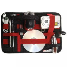 SWISS MILITARY Storage Organizer for Bag Elastic Red & Black-15