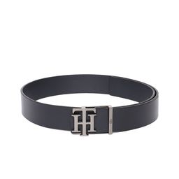Tommy Hilfiger Men Navy Blue Leather Belt-image-35