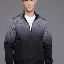 Louis Philippe Sport Reversible Ombre Effect Bomber Jacket-picture-9
