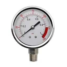 GSK Stainless Steel 2.5 Inch 0-150 PSI Pressure Gauge-27