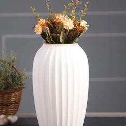 Tayhaa White Ceramic Vases-image-39