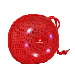 Zebronics Delight 10 5W Portable Bluetooth Speaker, Red-87