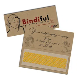 Comet Busters Set Of 10 Bindiful Traditional Round Velvet Bindi image 2