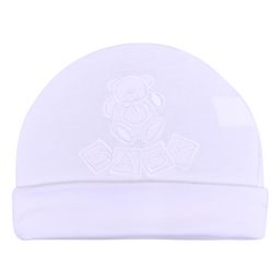 The Little Lookers Cotton Cap Mitten and Booties Set - White-23