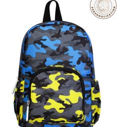 Baby Jalebi Camo Big Personalised Backpack Multicolour- Height 11 Inches-image-98