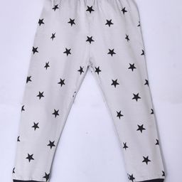 Kiwi All Over Star Printed Full Length Unisex Lounge Pant - Grey-image-8