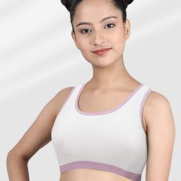 D'chica Athleisure Sports Bra - White-image-53