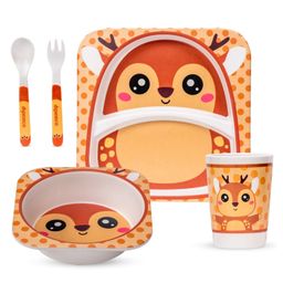 Adore Hey Ya! Bamboo Meal Sets - Pack of 5 accessories- Dear-20
