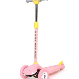 Funride Kids Scooter Road Runner Three Wheel Kick Scooterswith Adjustable Height and Rear Brake3 Wheels Skate - Pink-6