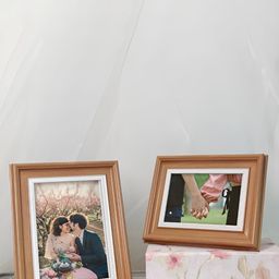 Art Street Brown & White Wood Table Photo Frames-28