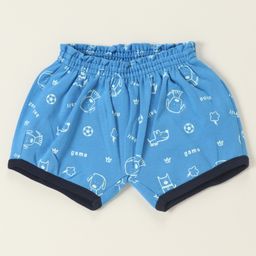 Cucumber Half Sleeves Tee And Short Set All Over Printed  - Aqua image 4