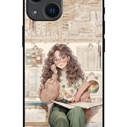 QRIOH Quirky Printed iPhone 14 Plus Back Case Mobile Accessories-image-69